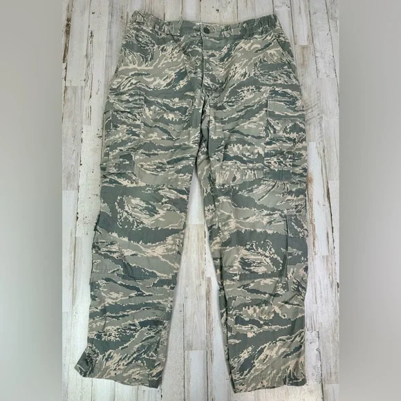 US Air Force Tactical Pants Military Mens 38x30 Green Digital Camo Cargo - Picture 2 of 12